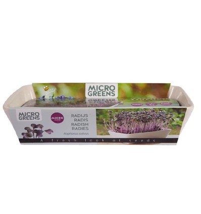 Outlet: Microgreens startekit - Rød Daikon reddik