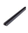 LEDlife 1,5 meter skinne til skinnespots - Sort, 1-faset, 1F3W, komplett med tilkobling og endestykke