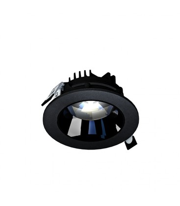 Modell M Downlight 14W - innfelt, justerbar retning uten lyskilde, 30°, 130x58 mm, svart