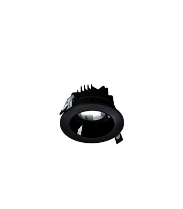 Modell S Downlight 8W - justerbar lysretning, uten lyskilde, 30°, 95x45 mm, sort