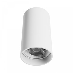 Spectrum LED Chloe Variosa GU10 - Overflatemontert, uten lyskilde, GU10, 230V, IP20, 55x100mm, hvit, rundt