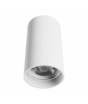 GU10 takmontert spot - Hvit, Ø5,5cm, høyde 10cm, aluminium, IP20 innendørs, uten lyskilde