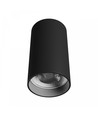 GU10 påbygningsspot - Sort, rund, taklampe, uten lyskilde