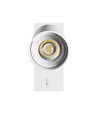 Squalla Variosa Flexi Switch GU10 - vegglampe uten lyskilde, 230V, IP20, 55x100x410mm, hvit, rund