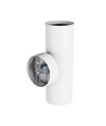 Squalla Variosa Tubo 2xGU10 - Vegglampe uten lyskilde, 230V, IP20, 55x160x90mm, hvit, rund