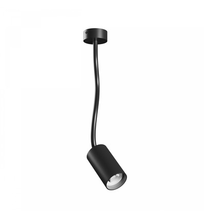 GU10 vegglampe med flexarm - Sort, IP20