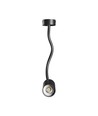 GU10 vegglampe med flexarm - Sort, IP20