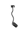 GU10 vegglampe med flexarm - Sort, IP20