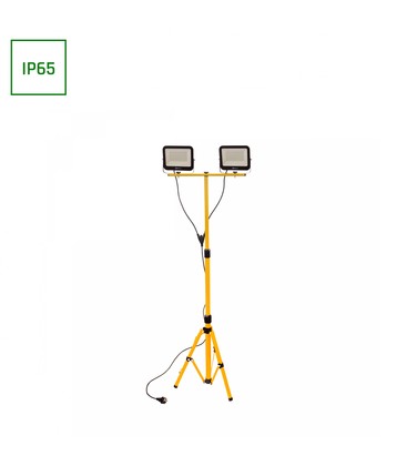 Tripod Stativ - Noctis, 2x50W, Nøytral hvit, 230V, 110°, IP66, 205x170x30mm, 2100mm kabel, Spectrum