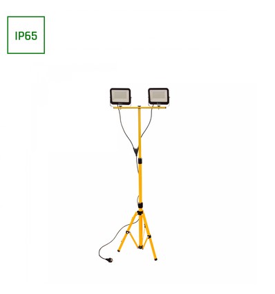 Tripod Stativ - Noctis, 2x50W, Nøytral hvit, 230V, 110°, IP66, 205x170x30mm, 2100mm kabel, Spectrum