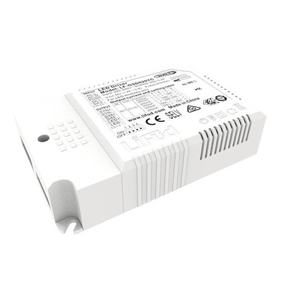 Lifud 45W 5i1 LED driver - Push dim, 0-10V og DALI, Sync, flicker free, passer til 29W, 36W og 45W LED paneler