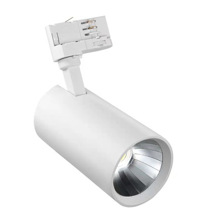 LEDlife hvit skinnespot 24W - Flicker free, 125lm/w, 3-faset