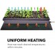Varme matte - 36W, til forspiring av frø eller microgreens, 50 x 50 cm, 1,8 meter ledning