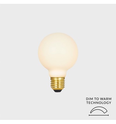 Outlet: Tala Sphere II LED Globepære Ø75, 6W i 2000K-2800K, Ra95, Dimbar