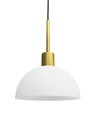 Outlet: Herstal Vienda pendellampe E14 i messing/opalglass
