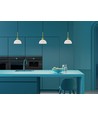 Outlet: Herstal Vienda pendellampe E14 i messing/opalglass