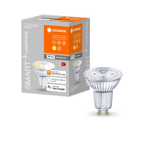 Outlet: LEDVANCE SMART+ WiFi GU10 LED Pære 4,9W 2700K