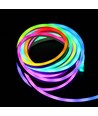 250cm RGBIC Neon Flex komplett sett - USB, Bluetooth-app, fjernkontroll, inkl. montering, 7x15 neonflex