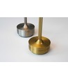 Oppladbar LED bordlampe med justerbar farge - Gull, touch dimbar, IP20