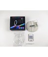 250cm RGBIC Neon Flex komplett sett - USB, Bluetooth-app, fjernkontroll, inkl. montering, 7x15 neonflex