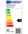 High-Lumen LED Armatur På 36W i 4000K, IP40, 230V - 120 cm
