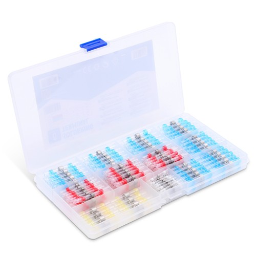 Vanntette Loddemuffer med varme krympefleks - 120 stk. Assortert Sett