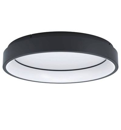 Outlet: EGLO MARGHERA Zigbee LED Loftlampe 26W, Ø600 i RGB+CCT - Sort/Hvid