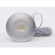 2,5W Ø6,8cm Cabi68 møbelspot RA91 - 12V DC, hull: Ø5,5 cm, mål: Ø6,8 cm, børstet stål