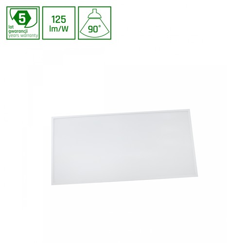 ALGINE Panel 60W - Nøytral Hvit, 230V, 90°, IP20, UGR19, 600x1200x34, Hvit