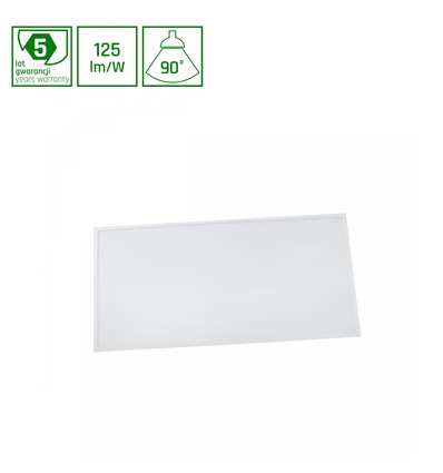 ALGINE Panel 60W - Nøytral Hvit, 230V, 90°, IP20, UGR19, 600x1200x34, Hvit