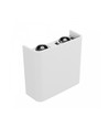 4W Luna opp/ned vegglampe - IP54 utendørs, CCT, 3 lysfarger, hvit, inkl. LED