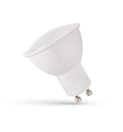 1,5W LED spot - Mælkehvit front, 230V, GU10