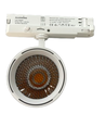 LEDlife hvit skinnespot 30W - Justerbar lysstyrke, RA90, inkl. bikubegitter, 3-faset