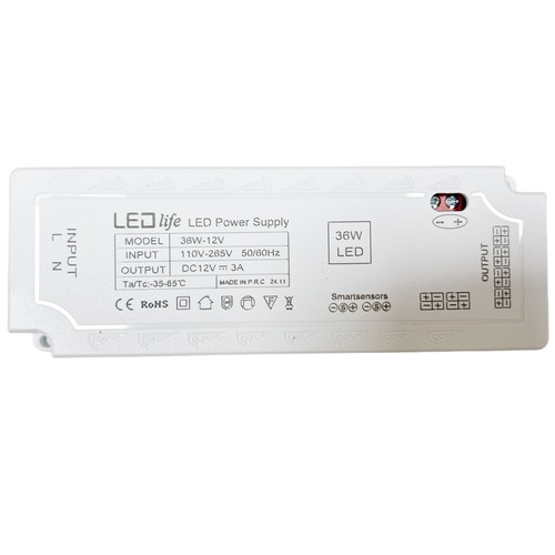 LEDlife møbelspot strømforsyning 36W - Plug and Play, til Sono, Cabi og Reco, maks. 6 spot