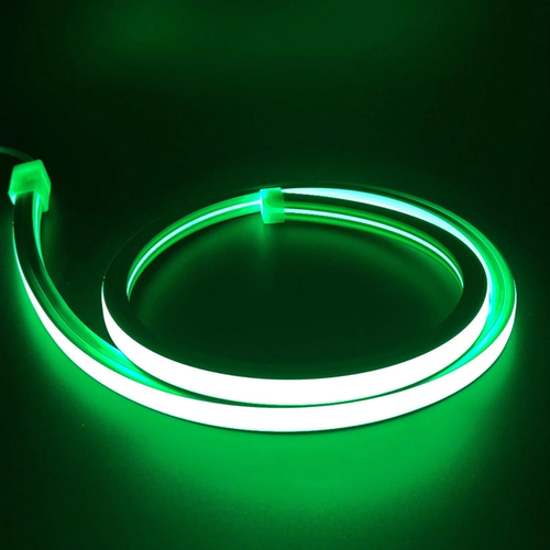 AnyCut Neon Flex 10x10 Blå LED strip - 5m, 8W/m, 12V, Ingen klippeavstand