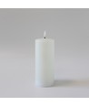 LED blokklys 17,5cm, smelte-look, flammeeffekt - Ø7,5cm