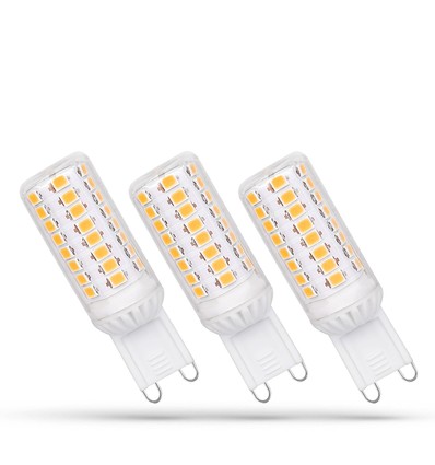 3-pakning G9 4,9W dimbar LED-pære - Dimbar
