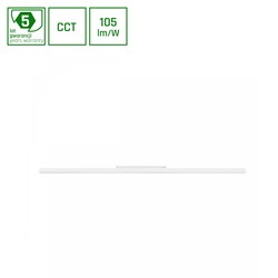 Spectrum LED System Shift CCT- Line L Skinne Lys 902x23x42mm 22W 100° Hvit CCT Switch.