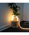 10m Neon Flex Tube til innredning - 230V, varmhvit, D16 Neon komplett sett