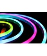 2,5m RGBIC Neon Flex komplett sett - USB, Bluetooth app, fjernkontroll, inkl. montering, 7x15 neonflex