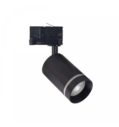 MADARA MINI II 3-faset skinnespot - Sort, GU10, IP20, uten lyskilde