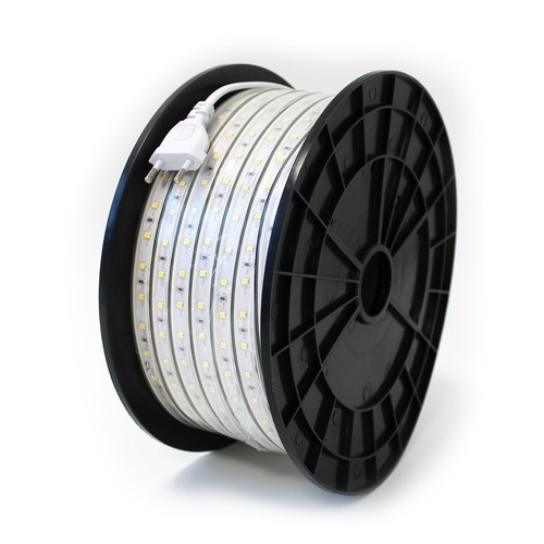 50m Arbeidslys 230V LED stripe - IP65, 60 LED/m, 5W/m, 500 lm/m