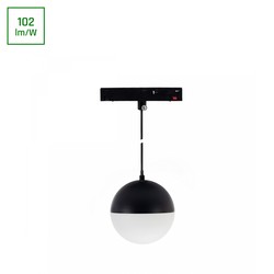 Produsenter System Shift Basic - Globe P, Kulelampe, Hengende, 90mm, 10W, 2700K, Sort