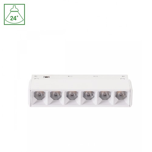 SHIFT Basic - Gitter XS Lineær Armatur, 110mm, 6W, 2700K, Hvit