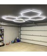 168W RA95 Hexagon LED 5 felter komplett sett - Inkl. strømtilkobling