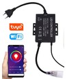 230V RGB WiFi Smart Home controller - Inkl. endestykke, til 230V, minnefunksjon, 100 m.