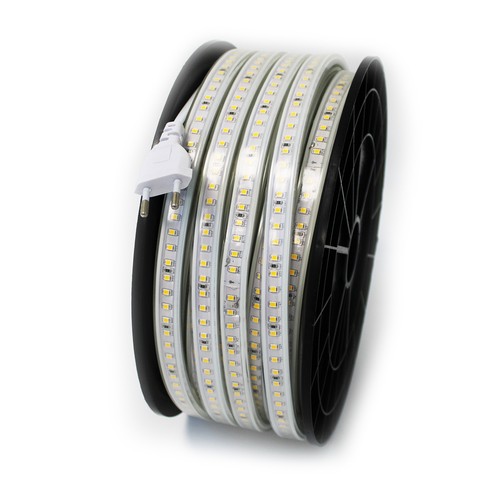 50m Ridebane 230V stripe - IP65, 120 LED/m, 4,8W/m, 480 lm/m