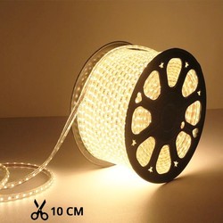  5 m.vanntett LED strip (Type X-2) - 230V, IP67, 1300lm/m, 10W/m, kan kuttes hver 10cm