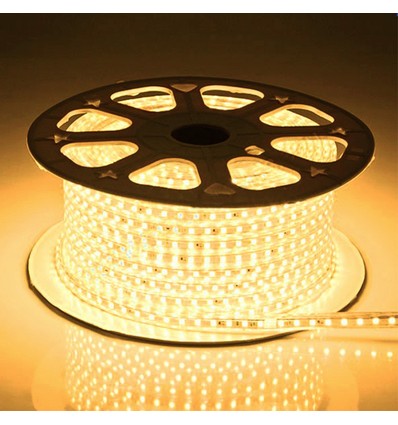 5 m. vanntett LED strip (Type Q) - 230V, IP67, 120 LED, 6W per meter