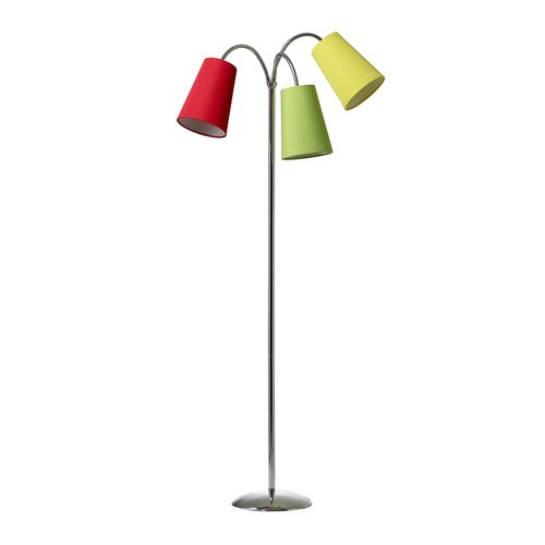 Salsa Gulvlampe E14 i Krom - Nielsen Light